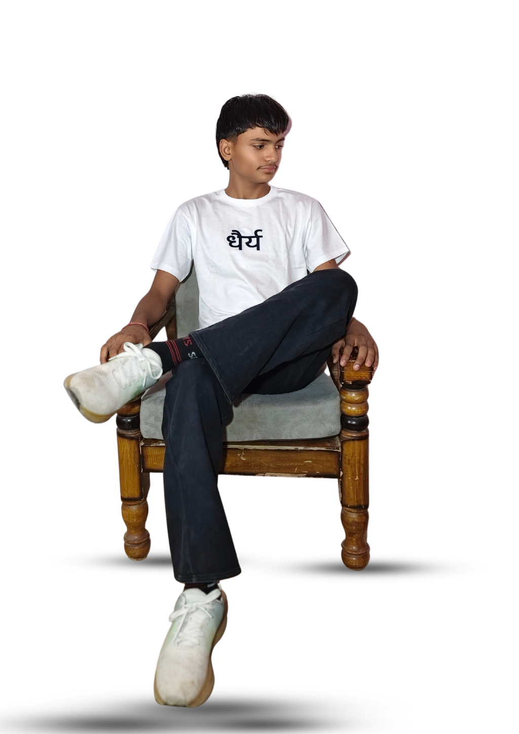 Lord krishan printed t-shirt