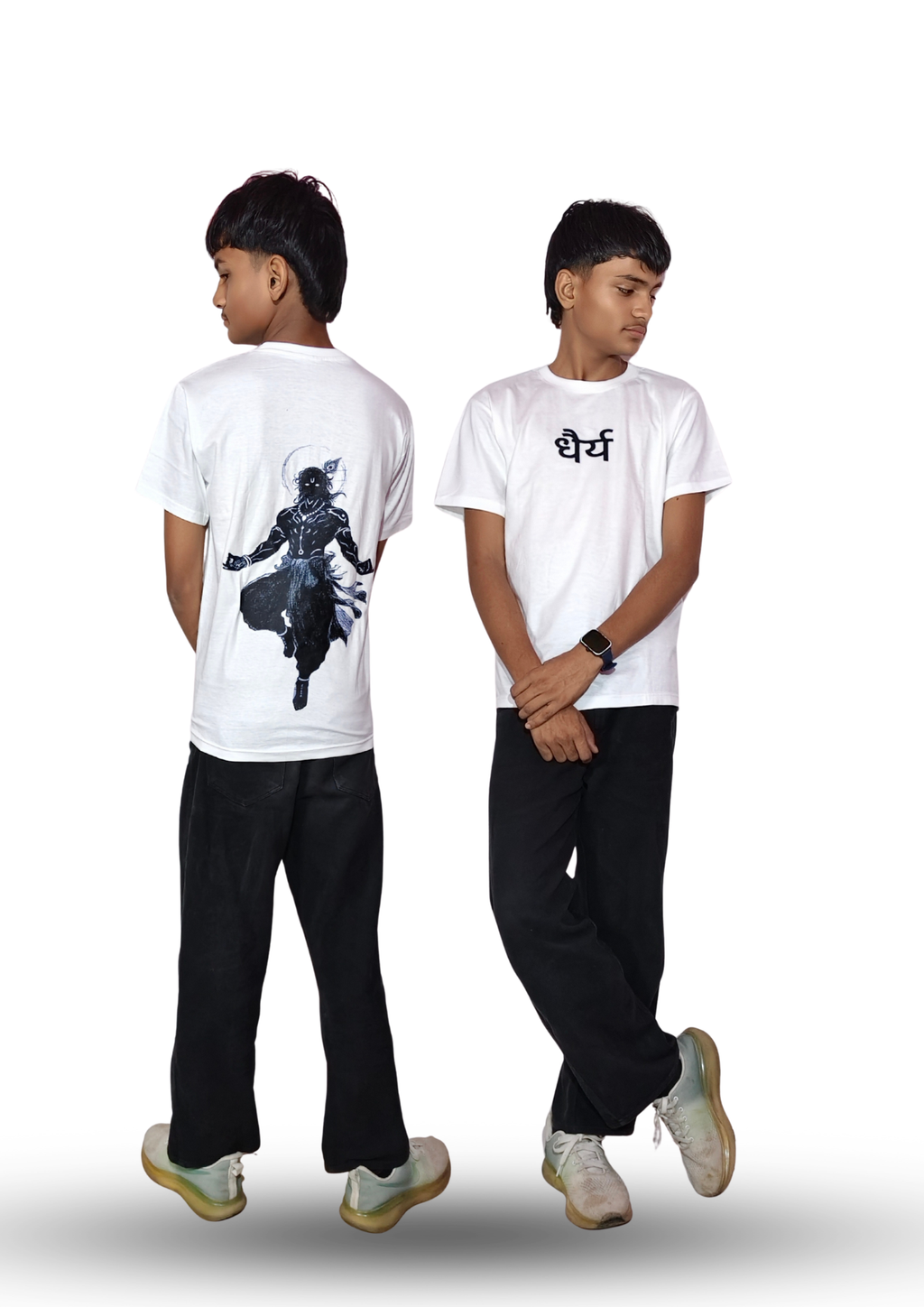Lord krishan printed t-shirt